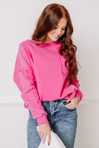 Sweet Serenity Pocket Top | Pink