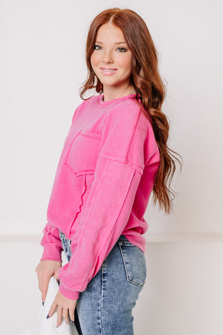 Sweet Serenity Pocket Top | Pink