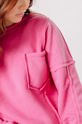 Sweet Serenity Pocket Top | Pink