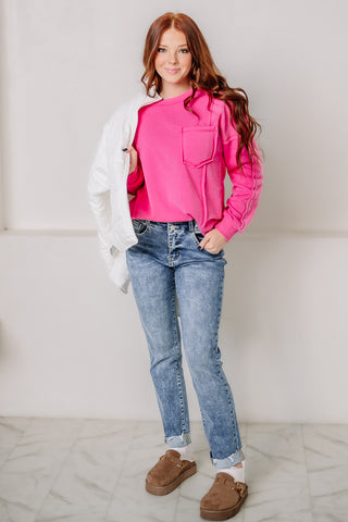 Sweet Serenity Pocket Top | Pink