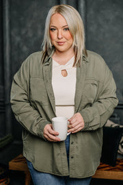 Taken Back Oversized Tencel Top