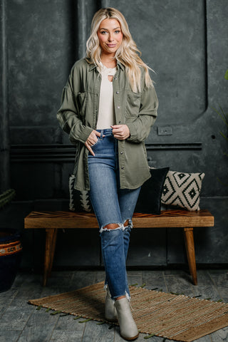 Taken Back Oversized Tencel Top