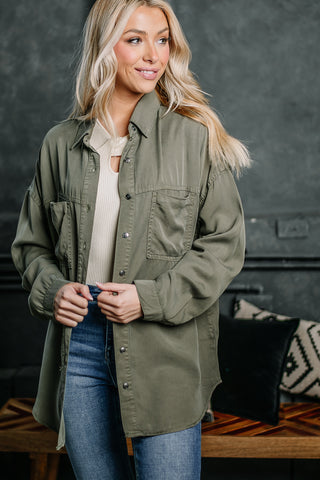 Taken Back Oversized Tencel Top
