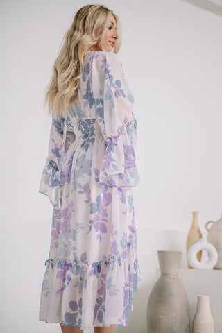 Remember Me Lightweight Midi Dress | Lilac