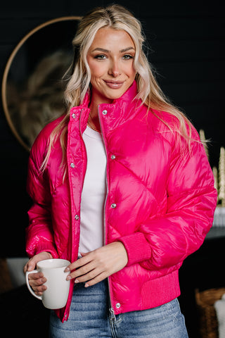 That Is SO Fetch Puffer Coat | Pink