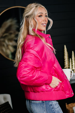 That Is SO Fetch Puffer Coat | Pink