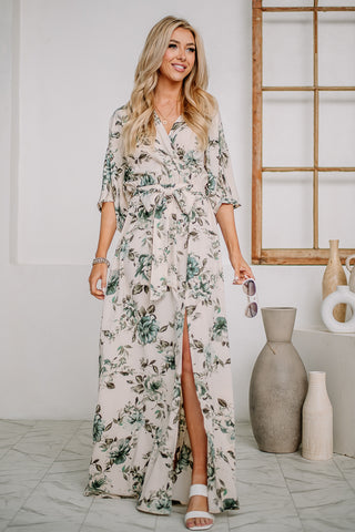 Through The Years Floral Maxi Dress