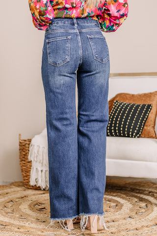 Tummy Control Wide Leg Jeans