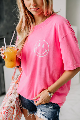 Vacay Mode Neon Oversized Graphic Tee