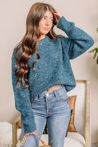 Won't Feel Blue Lightweight Sweater