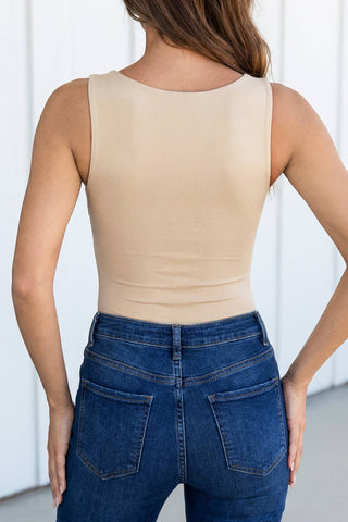 Square Neck Padded Tank
