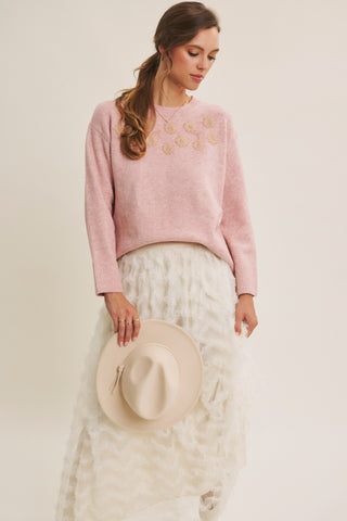 Dandy Dandelion Soft Knit Sweater
