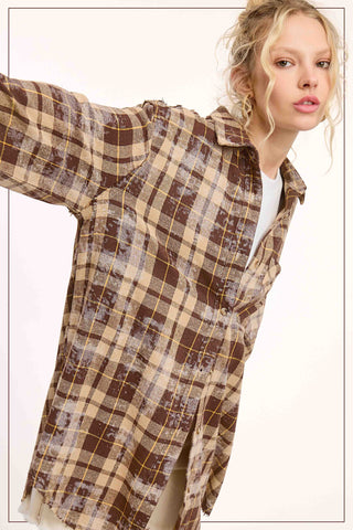 Easy Rain Acid Washed Flannel
