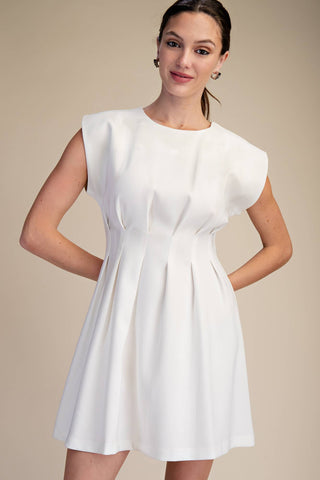Night Out Pleated Mini Dress