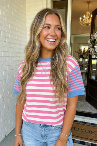 Sweet As Candy Striped Top