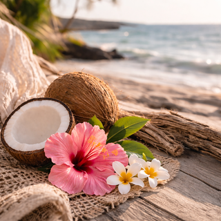Coconut Hibiscus | 8oz Wood Wick Candle
