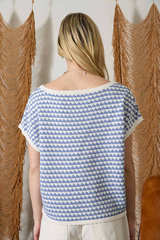 Let's Geo Knit Top