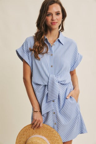 Polo Pretty Waist Tie Dress