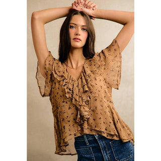 Where We'll Go Floral Top