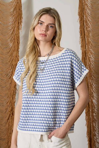 Let's Geo Knit Top