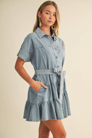 Tiered & True Ruffle Mini Dress