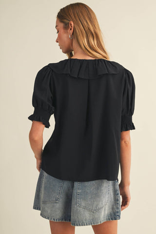 Pintuck Poplin Blouse