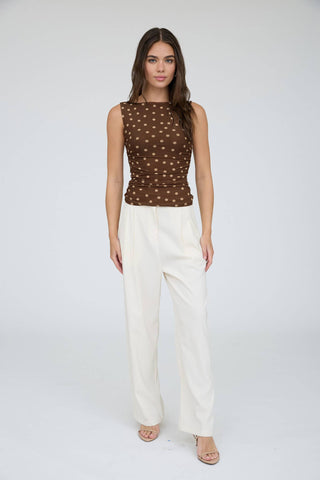 Dot Dot Dot Sleeveless Top
