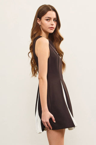 The Chic Chick Pleated Panel Dress