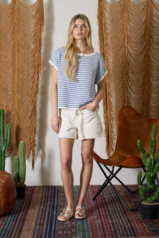 Let's Geo Knit Top