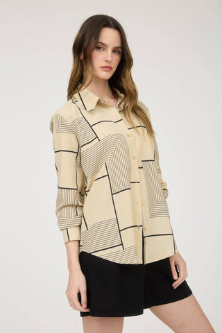 Jot It Down Geo Pattern Top