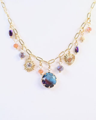 Brooklyn Charm Necklace Amethyst