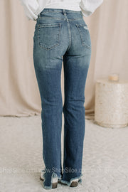 Just Premier Distressed Flare Jeans
