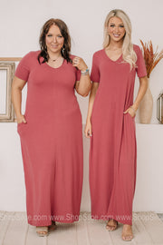 To The Max Basic Maxi Dress | Rose